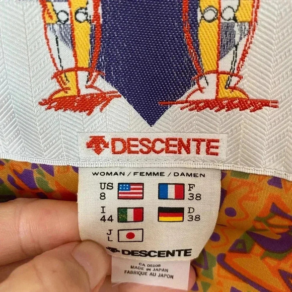 Descente Womens Vintage Y2K Ski Jacket Size 8 Blue Puffer Jacket - Picture 5 of 11